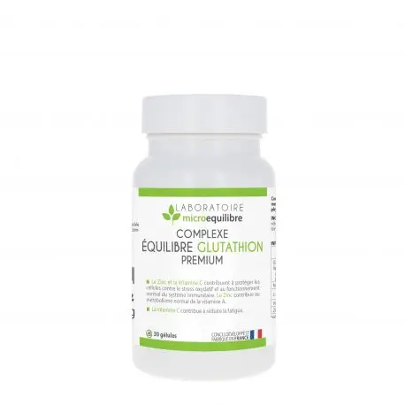 Complexe Équilibre Glutathion premium (30 gélules)