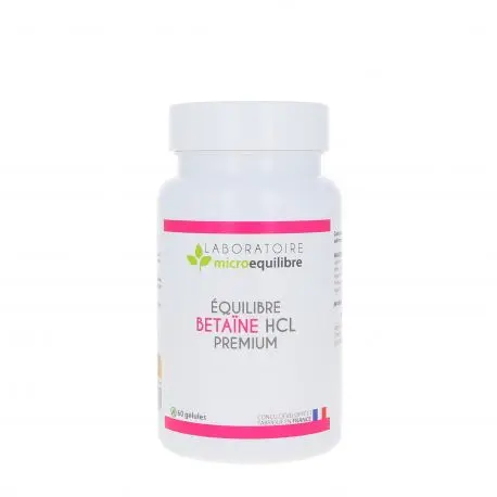 Bétaïne HCl (60 gélules)