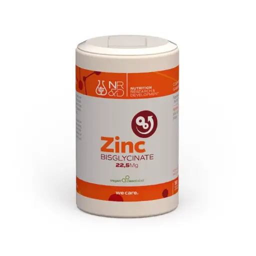 [Nutrilogics] Zinc bisglycinate 22,5mg (180 gélules)