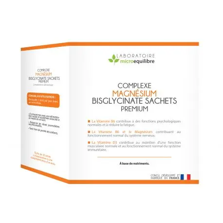 [Micro-Équilibre] Magnésium Bisglycinate (30 sticks)